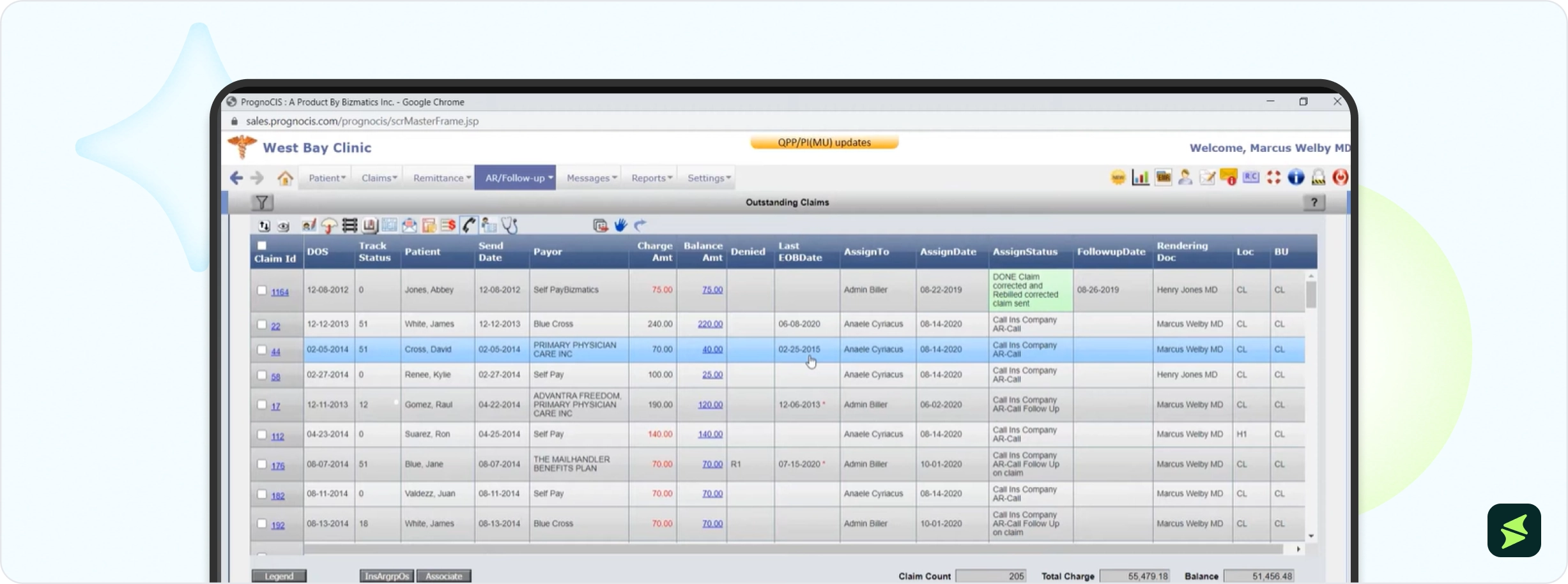 PrognoCIS, it gives practices more visibility into why claims are failing and where billing rules may need to be adjusted..webp