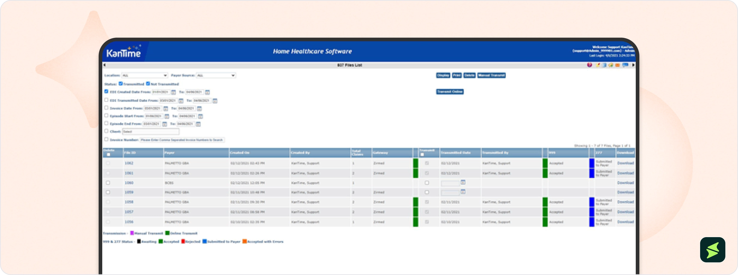 Send claims directly to the clearinghouse with built-in EDI workflows.webp