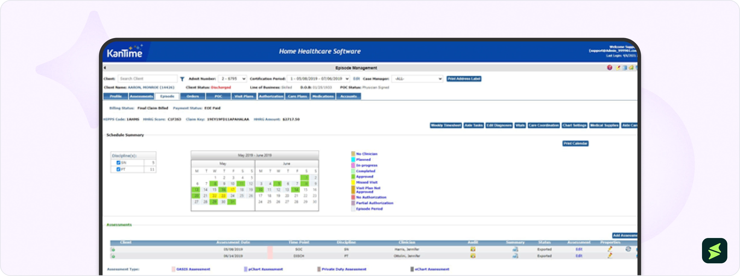 Set up ‘Individual Client Management’ to configure documentation rules for specific patients.webp