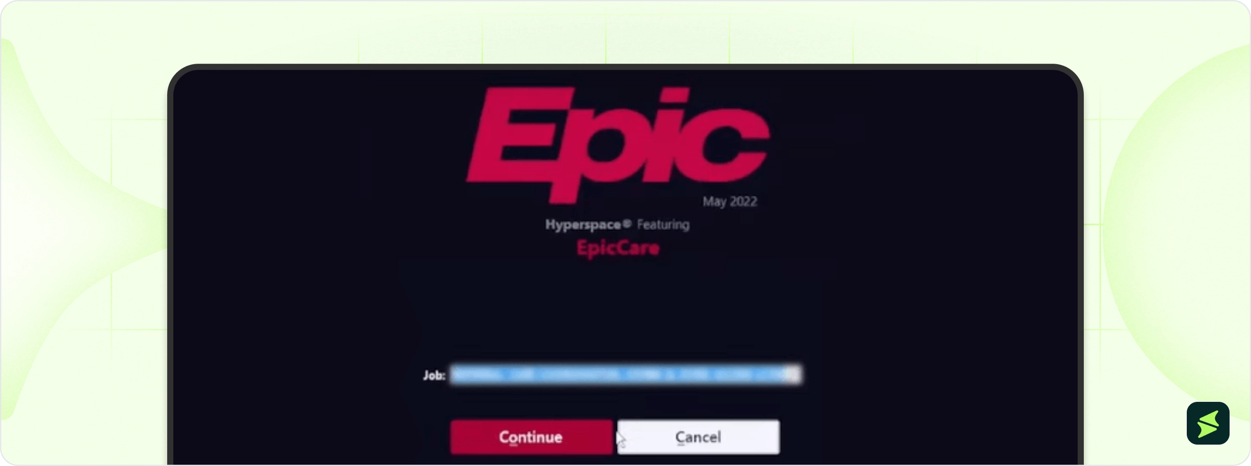 Step 2_ Select your job position (e.g., physician, physical therapist, administrator, etc.) and click ‘Continue’ .webp